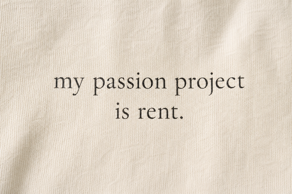 my passion project is rent.