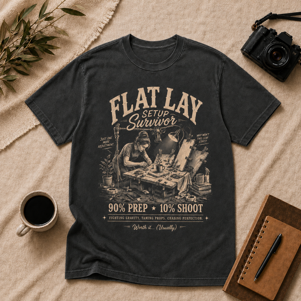 Flat lay setup survivor.