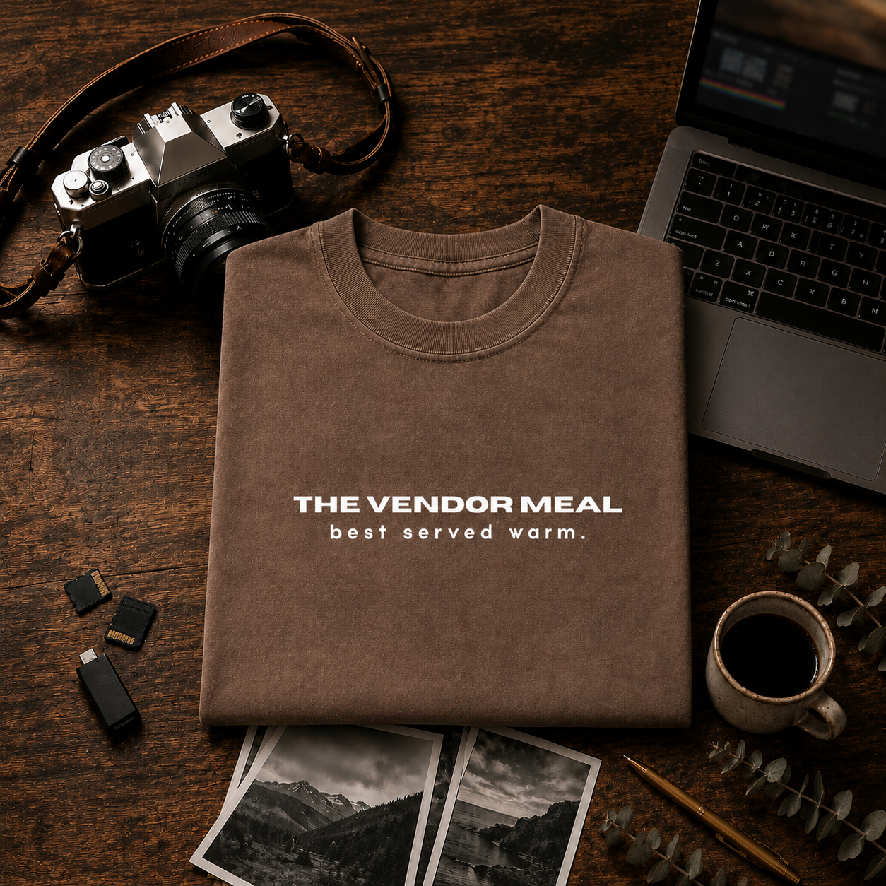 Best Served Warm — Wordmark Tee