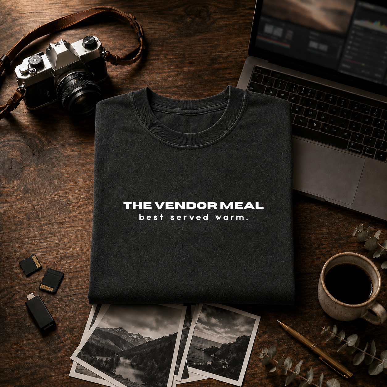 Best Served Warm — Wordmark Tee