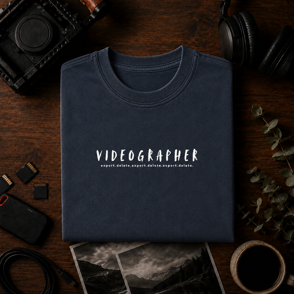 Videographer — Export. Delete.
