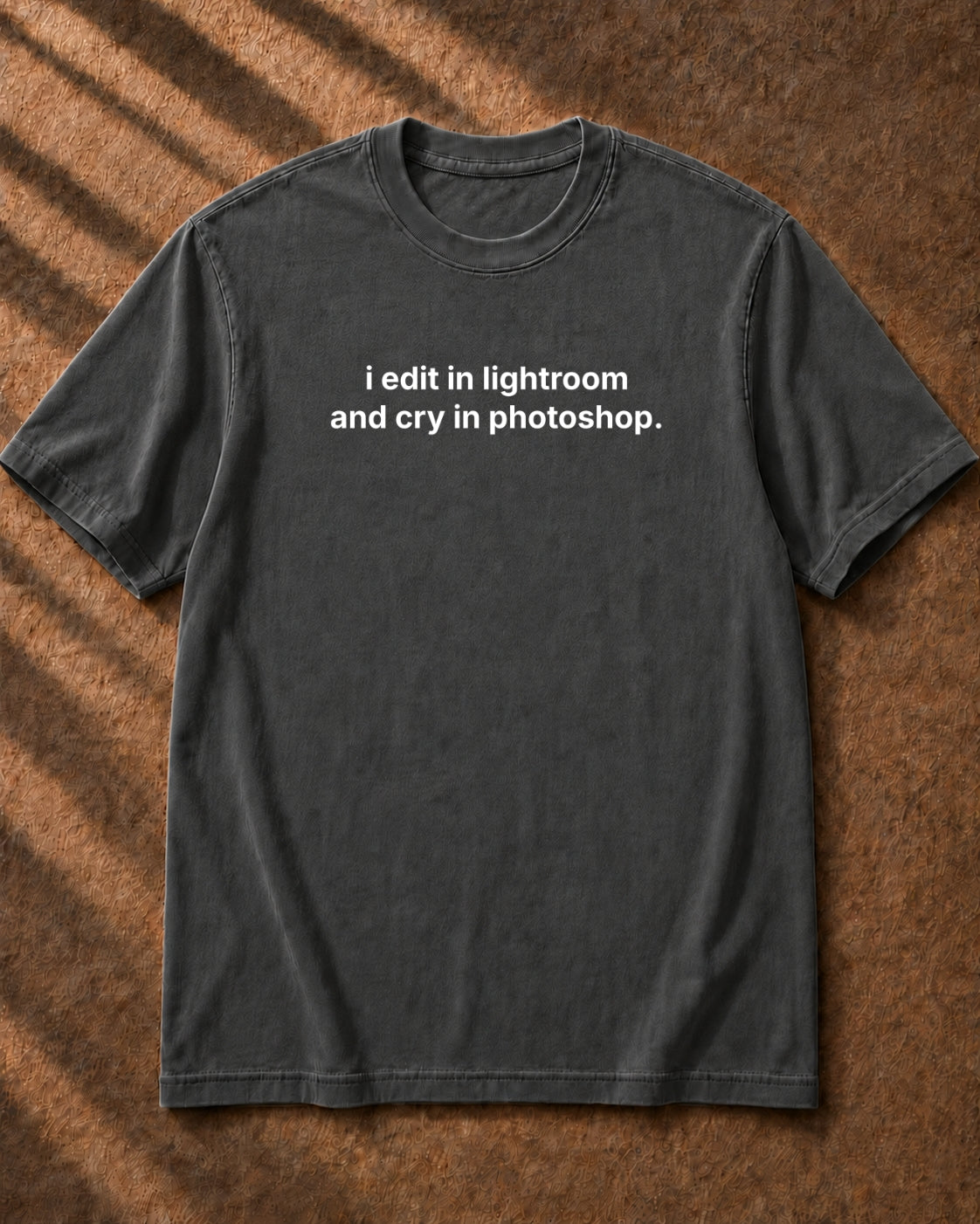 i edit in lightroom and cry in photoshop.