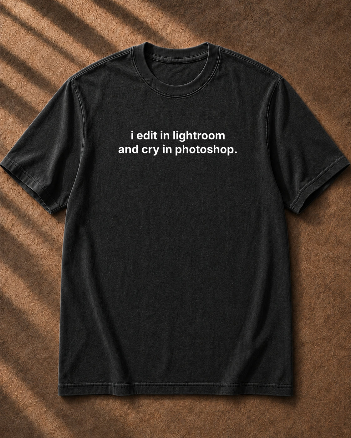 i edit in lightroom and cry in photoshop.