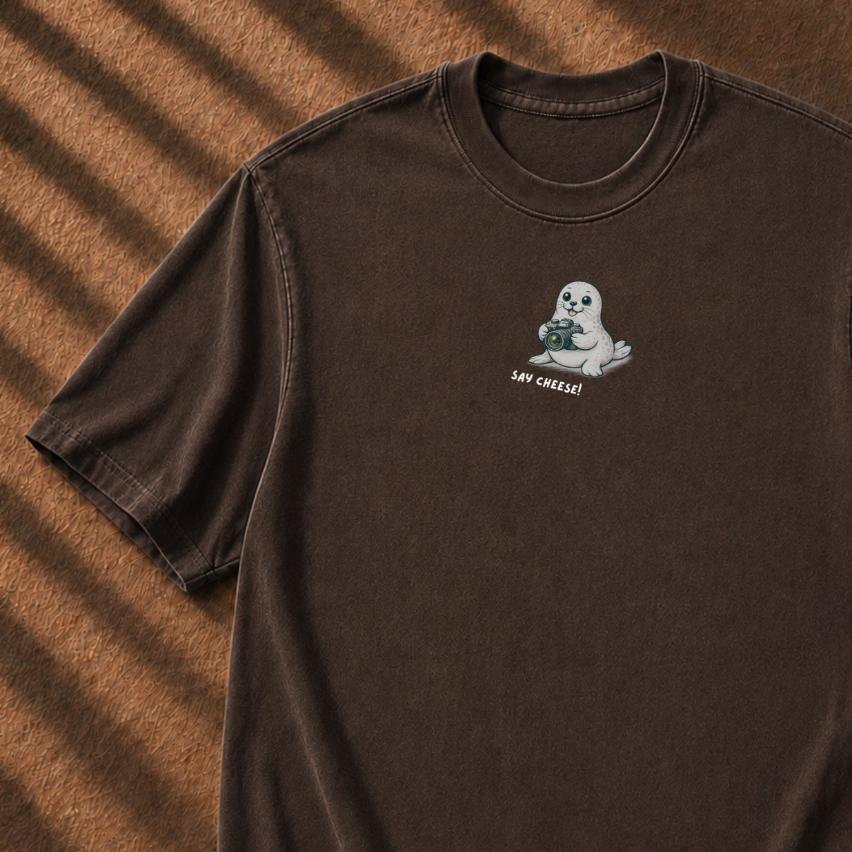 Say Cheese — Photographer Seal Tee