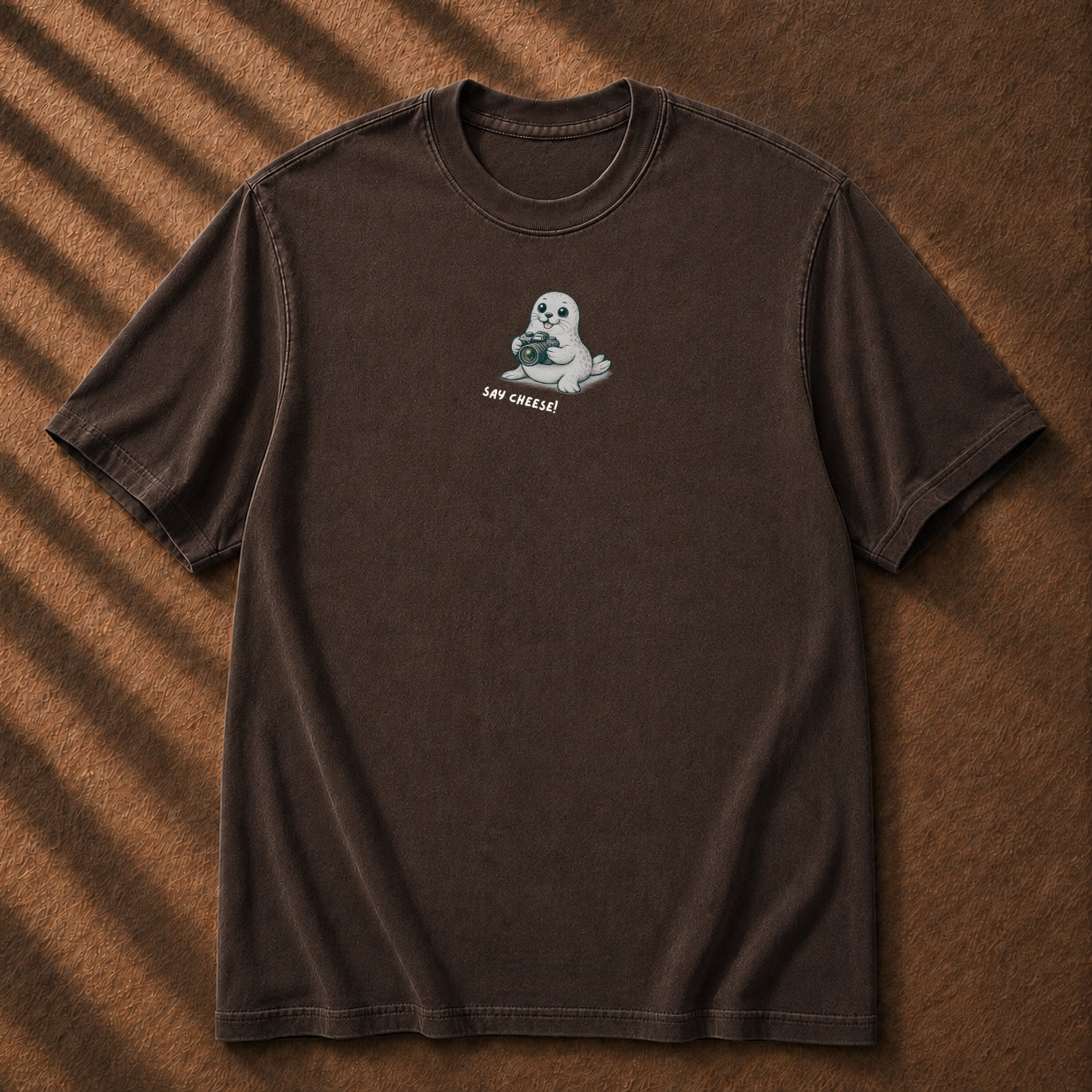 Say Cheese — Photographer Seal Tee
