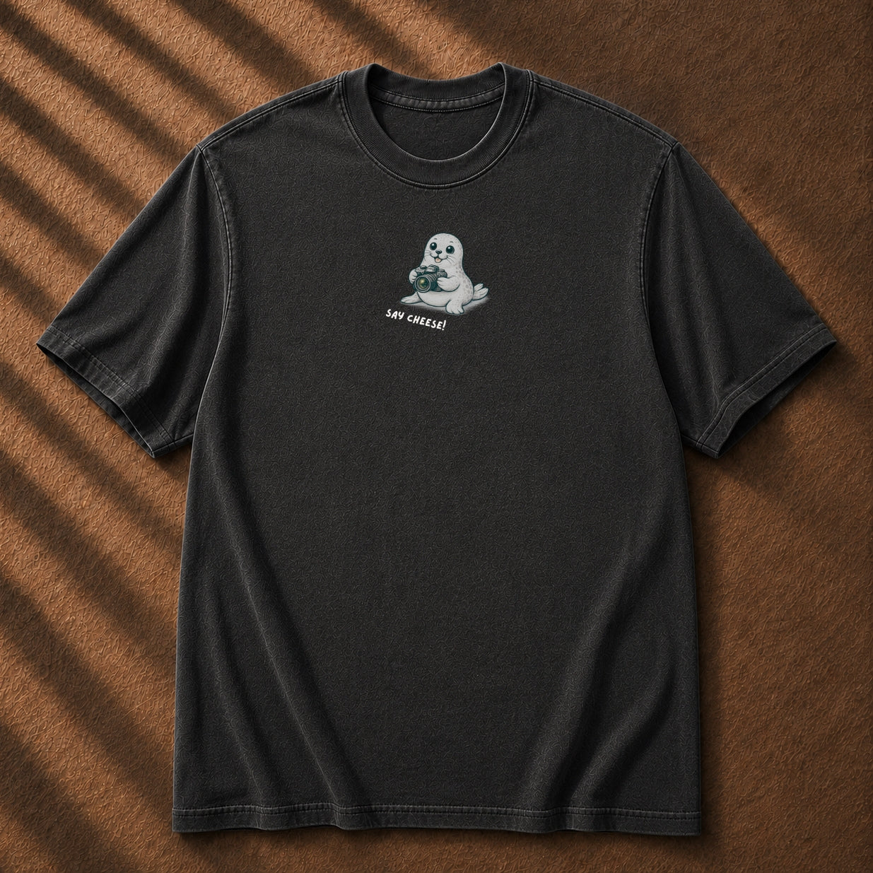 Say Cheese — Photographer Seal Tee