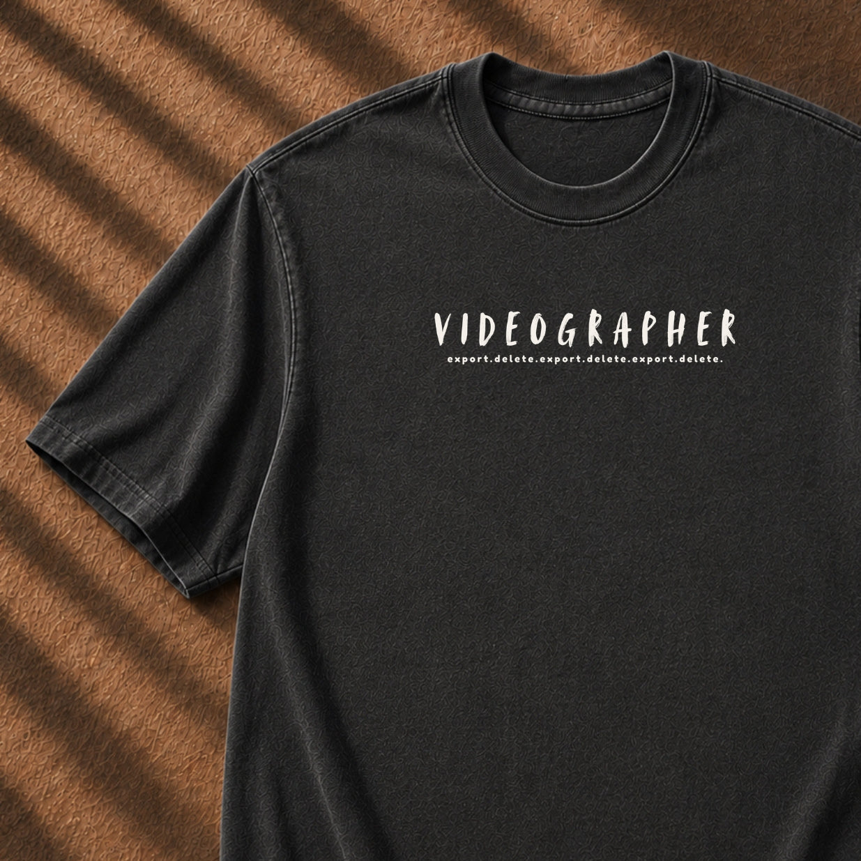 Videographer — Export. Delete.