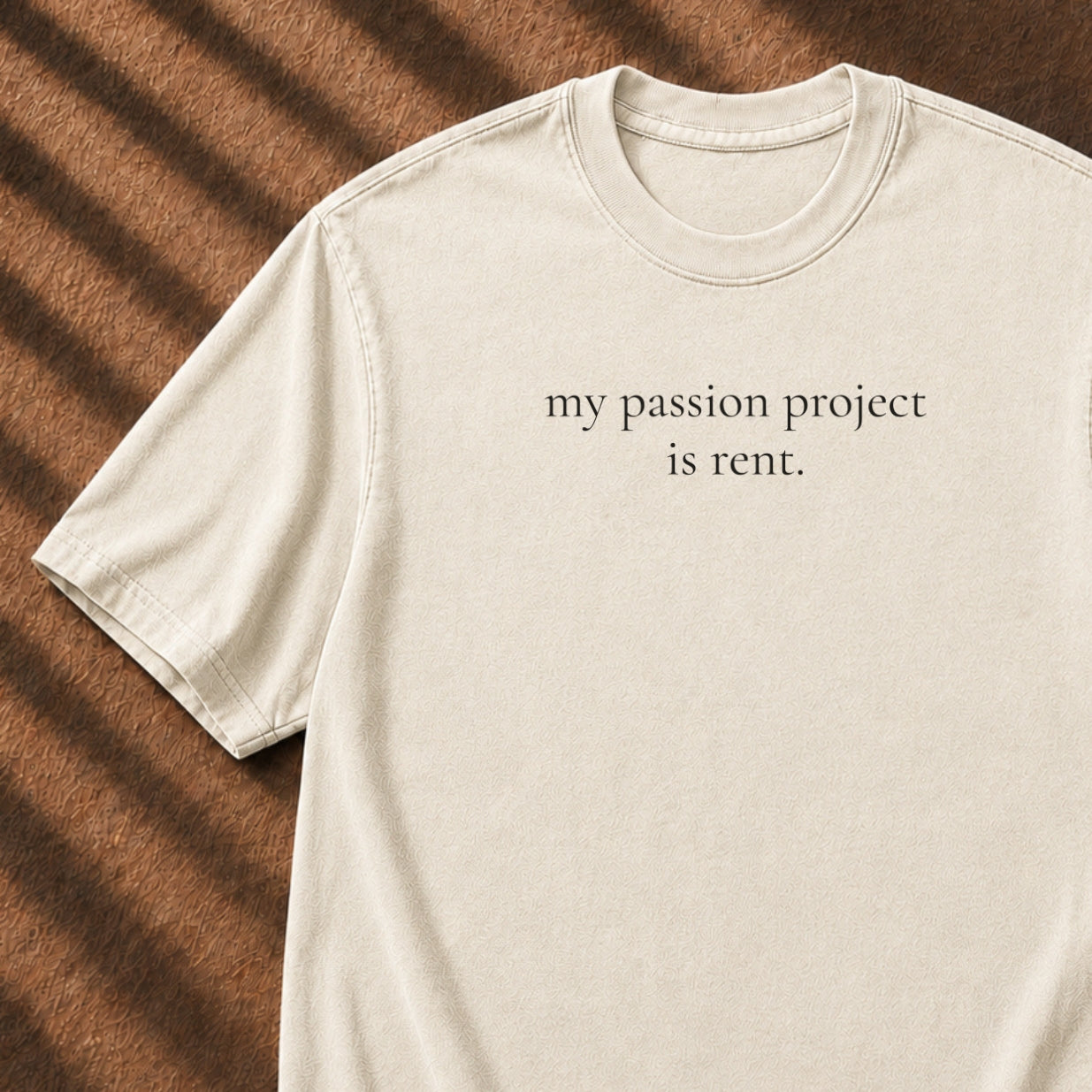 my passion project is rent.