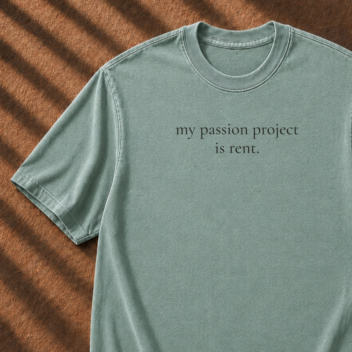 my passion project is rent.