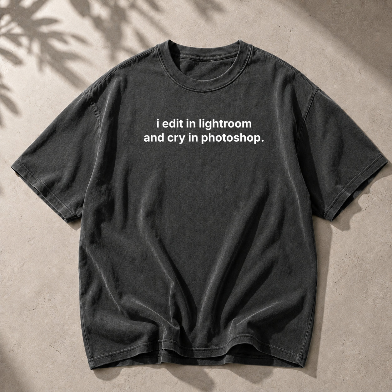 i edit in lightroom and cry in photoshop.