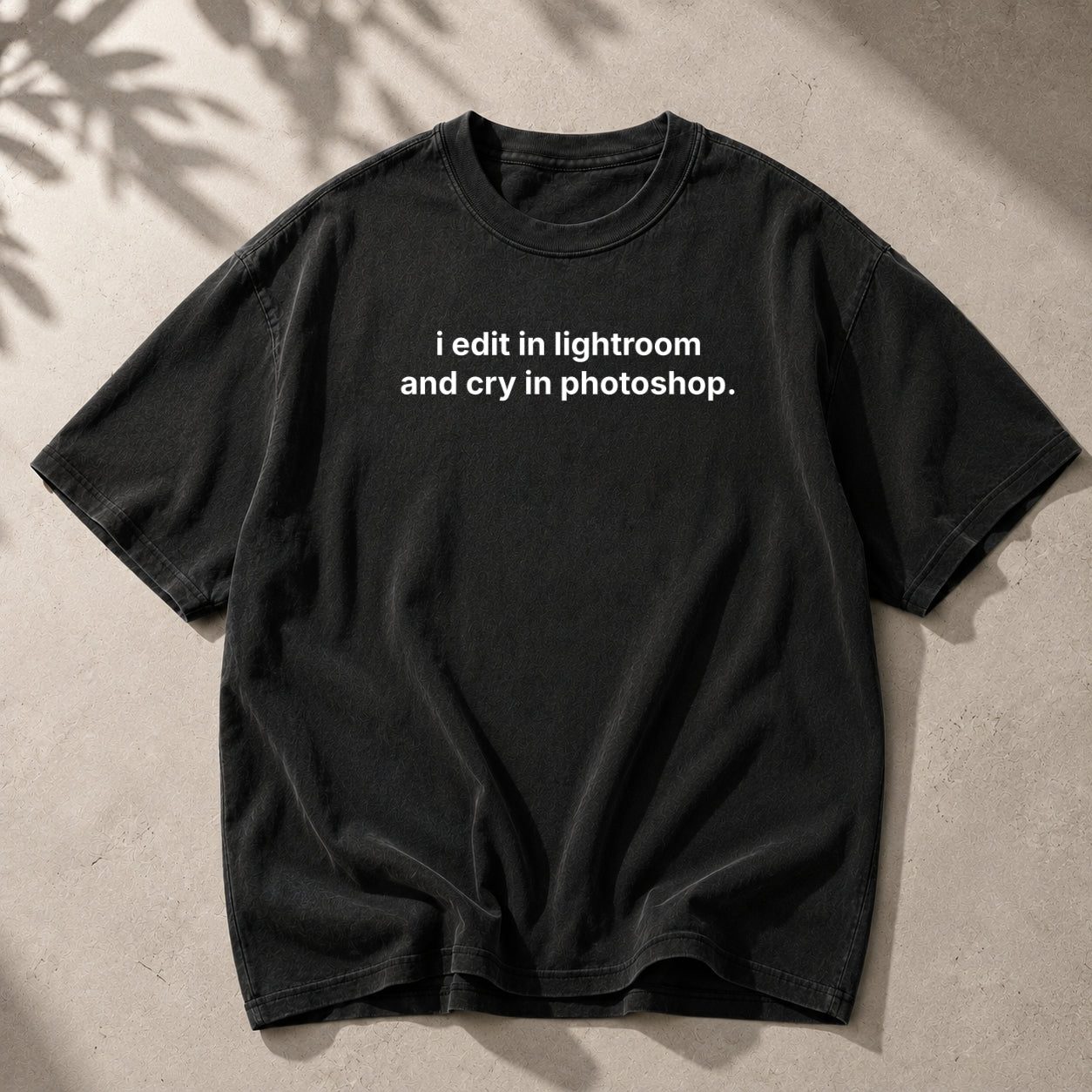 i edit in lightroom and cry in photoshop.