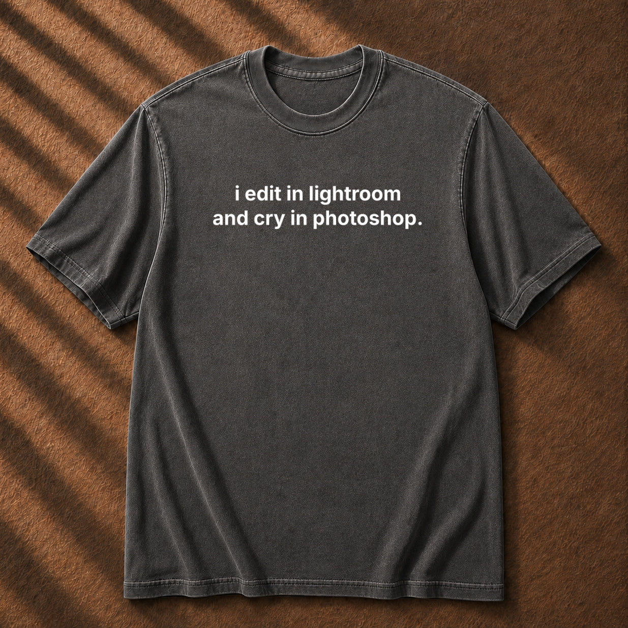 i edit in lightroom and cry in photoshop.
