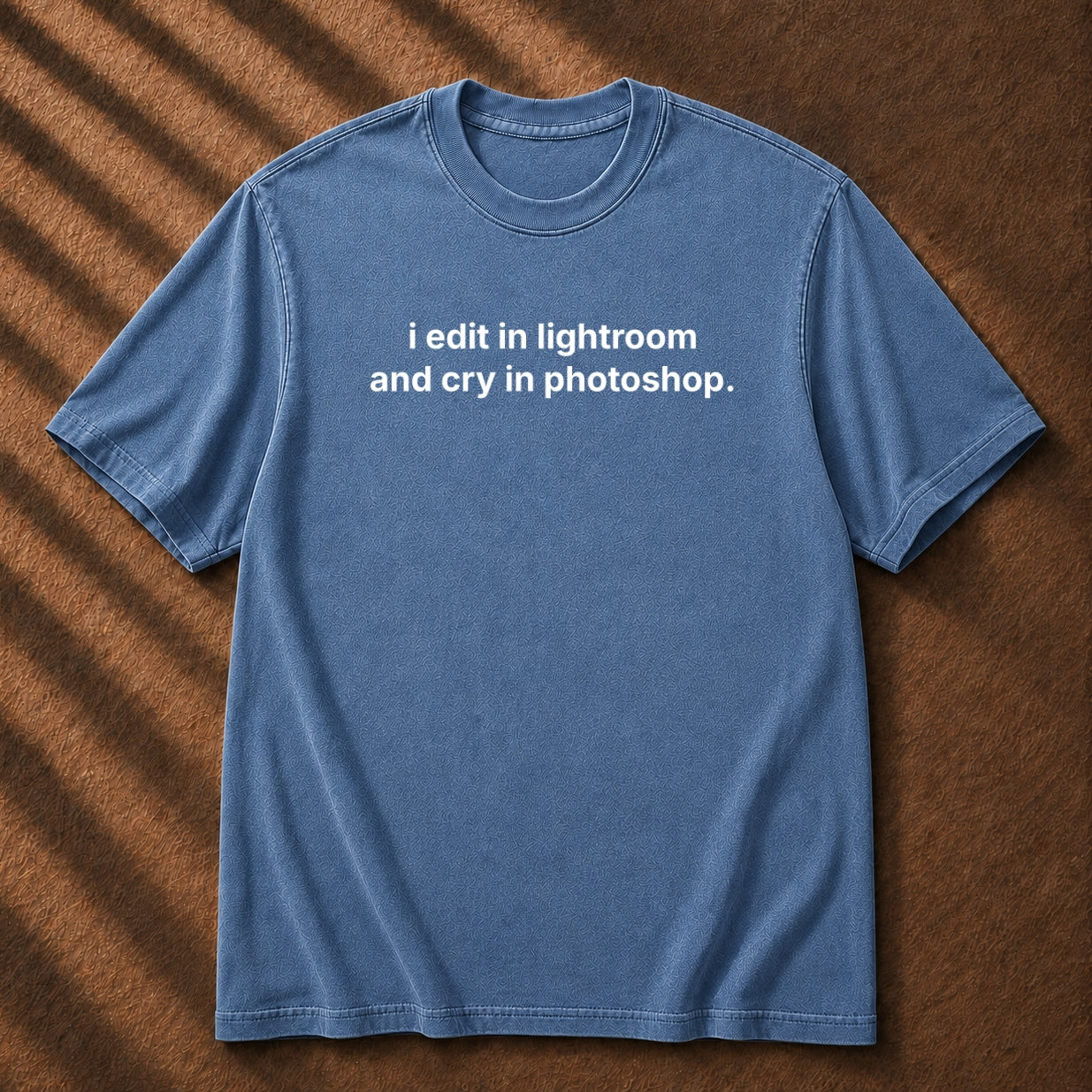 i edit in lightroom and cry in photoshop.