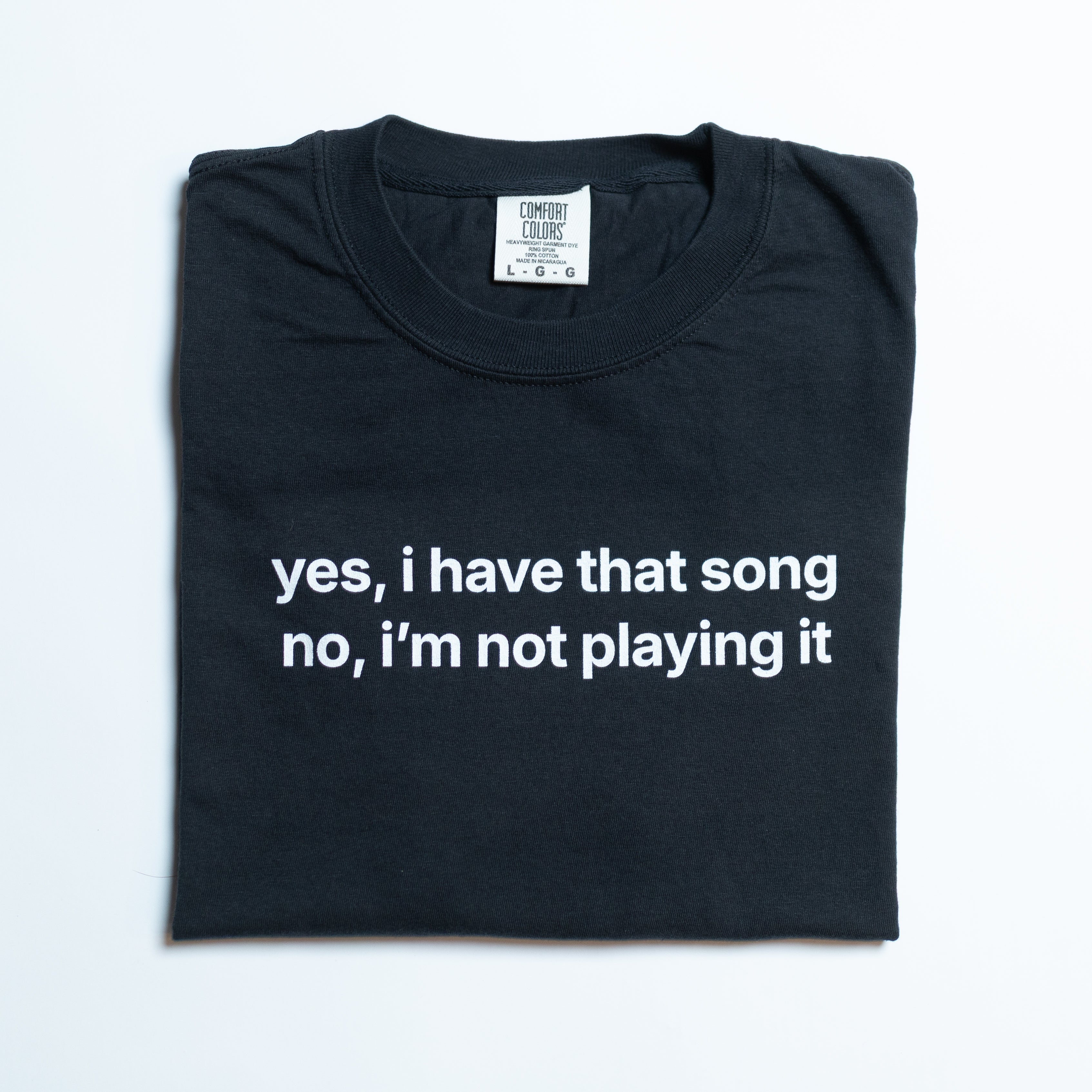 yes, i have the song. no, i'm not playing it.
